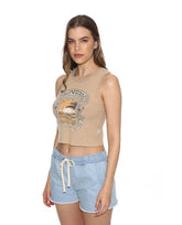 SOLEIL LIVE THE SEARCH RIB TANK - Latte - Rip Curl